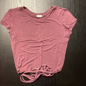Garage clothing crop top